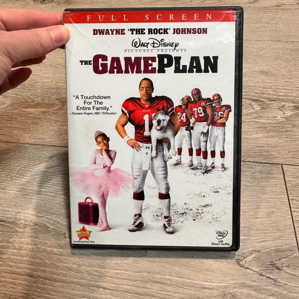 The Game Plan Dwayne The Rock‎ Johnson Full Screen DVD Movie 2008